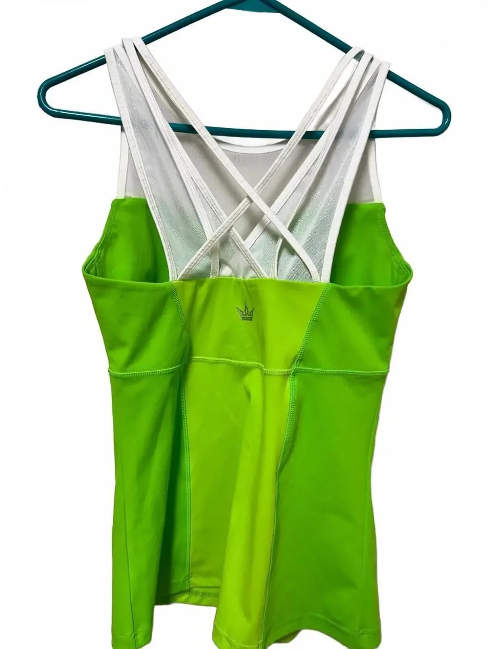 Crowned Athletics "Pixie Flyer" Tinker Bell Inspired Athletic Tank Top - Picture 2 of 3